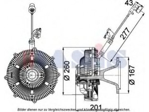 AKS DASIS 138076N sankaba, radiatoriaus ventiliatorius 
 Aušinimo sistema -> Radiatoriaus ventiliatorius
5412001222, 5412002022, A5412001222