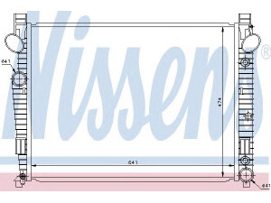 NISSENS 62772 radiatorius, variklio aušinimas 
 Aušinimo sistema -> Radiatorius/alyvos aušintuvas -> Radiatorius/dalys
220 500 01 03, A2205000103