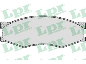 LPR 05P264 stabdžių trinkelių rinkinys, diskinis stabdys 
 Techninės priežiūros dalys -> Papildomas remontas
069052940, 4106001W26, 4106009W25