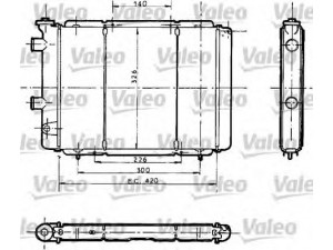 VALEO 730012 radiatorius, variklio aušinimas 
 Aušinimo sistema -> Radiatorius/alyvos aušintuvas -> Radiatorius/dalys
7701349631