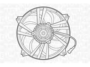 MAGNETI MARELLI 069422300010 ventiliatorius, radiatoriaus 
 Aušinimo sistema -> Oro aušinimas
1250.G5, 1250G5, 9635466180