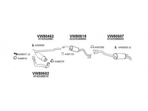 VENEPORTE 800350 išmetimo sistema 
 Išmetimo sistema -> Išmetimo sistema, visa