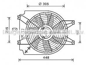AVA QUALITY COOLING KA7532 ventiliatorius, radiatoriaus 
 Aušinimo sistema -> Oro aušinimas
977303E810