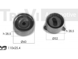 TREVI AUTOMOTIVE KD1141 paskirstymo diržo komplektas 
 Techninės priežiūros dalys -> Papildomas remontas