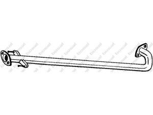 BOSAL 800-131 išleidimo kolektorius 
 Išmetimo sistema -> Išmetimo vamzdžiai
28650-2L810