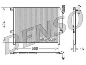 DENSO DCN05004 kondensatorius, oro kondicionierius 
 Oro kondicionavimas -> Kondensatorius
64538377614, 64538377614
