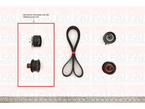 FAI AutoParts TBK411 paskirstymo diržo komplektas 
 Techninės priežiūros dalys -> Papildomas remontas