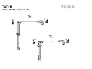TESLA T871B uždegimo laido komplektas 
 Kibirkšties / kaitinamasis uždegimas -> Uždegimo laidai/jungtys
ZE2518140, ZE2518140B