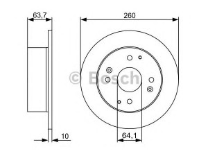 BOSCH 0 986 479 504 stabdžių diskas 
 Stabdžių sistema -> Diskinis stabdys -> Stabdžių diskas
42510-S1A-E00, 42510-S1A-E10
