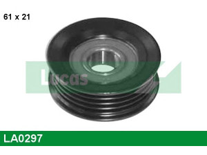 LUCAS ENGINE DRIVE LA0297 kreipiantysis skriemulys, V formos rumbuotas diržas 
 Diržinė pavara -> V formos rumbuotas diržas/komplektas -> Laisvasis/kreipiamasis skriemulys