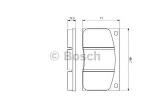 BOSCH 0 986 424 684 stabdžių trinkelių rinkinys, diskinis stabdys 
 Techninės priežiūros dalys -> Papildomas remontas