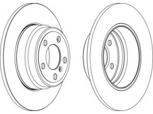 FERODO DDF1255 stabdžių diskas 
 Stabdžių sistema -> Diskinis stabdys -> Stabdžių diskas
34211164911, 34216765458, 34216794299