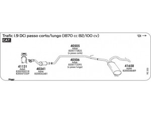 AKS DASIS SGRE253 išmetimo sistema