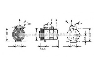 AVA QUALITY COOLING SBAK054 kompresorius, oro kondicionierius 
 Oro kondicionavimas -> Kompresorius/dalys
4541207, 4869483, 5046891, 5048095