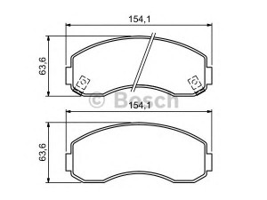 BOSCH 0 986 494 314 stabdžių trinkelių rinkinys, diskinis stabdys 
 Techninės priežiūros dalys -> Papildomas remontas
0K60A 3328Z, 0K60A 3328ZA, K60A3 328ZA