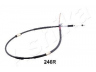 ASHIKA 131-02-246R trosas, stovėjimo stabdys 
 Stabdžių sistema -> Valdymo svirtys/trosai
4642029035