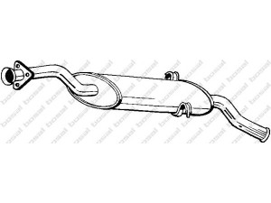 BOSAL 148-305 galinis duslintuvas 
 Išmetimo sistema -> Duslintuvas
82 449 393, 82 449 394, 82 463 426