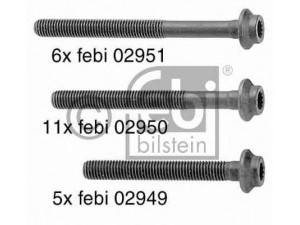 FEBI BILSTEIN 10232 varžtų kompl., cil. galvutės varžtai 
 Variklis -> Cilindrų galvutė/dalys -> Cylindrų galvutės varžtas
603 990 02 10, 603 990 02 10 S