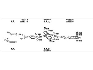 WALKER MB56006A išmetimo sistema 
 Išmetimo sistema -> Išmetimo sistema, visa