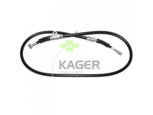 KAGER 19-6335 trosas, stovėjimo stabdys 
 Stabdžių sistema -> Valdymo svirtys/trosai
365314F400