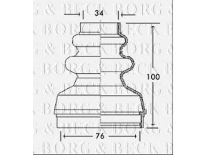 BORG & BECK BCB2736 gofruotoji membrana, kardaninis velenas 
 Ratų pavara -> Gofruotoji membrana
328781, 328781, 3287.81