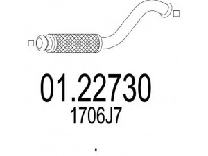 MTS 01.22730 išleidimo kolektorius 
 Išmetimo sistema -> Išmetimo vamzdžiai
1706J7