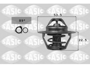 SASIC 3304009 termostatas, aušinimo skystis 
 Aušinimo sistema -> Termostatas/tarpiklis -> Thermostat
7700723945, 7700866896, 7700872314