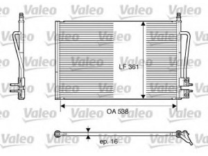 VALEO 817664 kondensatorius, oro kondicionierius 
 Oro kondicionavimas -> Kondensatorius
1142771, 1146195, 1254203, 1672022