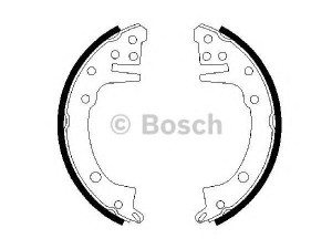 BOSCH 0 986 487 059 stabdžių trinkelių komplektas 
 Techninės priežiūros dalys -> Papildomas remontas