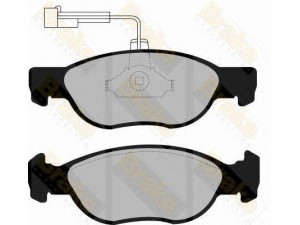 Brake ENGINEERING PA1111 stabdžių trinkelių rinkinys, diskinis stabdys 
 Techninės priežiūros dalys -> Papildomas remontas
0000009951067, 0000009951243, 71753042