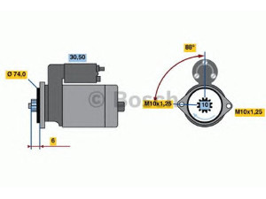 BOSCH 0 986 014 491 starteris 
 Elektros įranga -> Starterio sistema -> Starteris
28100 64010, 28100 64070, 28100 64100