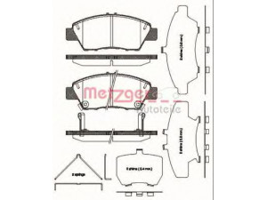 METZGER 1358.02 stabdžių trinkelių rinkinys, diskinis stabdys 
 Techninės priežiūros dalys -> Papildomas remontas
45022-TF0-G00, 45022-TF0-G01, 45022-TF0-G02