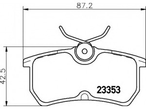 COBREQ N-163 stabdžių trinkelių rinkinys, diskinis stabdys 
 Techninės priežiūros dalys -> Papildomas remontas
1075565, 1107698, 1425407, 1810990