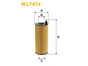 WIX FILTERS WL7474 alyvos filtras 
 Filtrai -> Alyvos filtras
11427805707, 11427807177, 156793