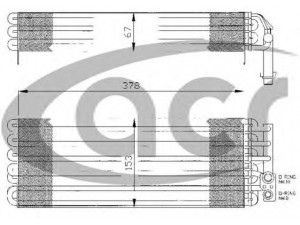 ACR 310016 garintuvas, oro kondicionierius 
 Oro kondicionavimas -> Garintuvas
0008305158, 2018301258, A0008305158