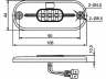 HELLA 2TM 357 009-111 galinis žibintas