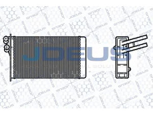 JDEUS 201B02 šilumokaitis, salono šildymas 
 Šildymas / vėdinimas -> Šilumokaitis
893819030A, 893819030B, 893819031A