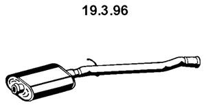 EBERSPÄCHER 19.3.96 priekinis duslintuvas 
 Išmetimo sistema -> Duslintuvas
1728.72