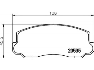 MINTEX MDB1119 stabdžių trinkelių rinkinys, diskinis stabdys 
 Techninės priežiūros dalys -> Papildomas remontas
45022671672, 45022671N50, 45022689407