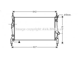 AVA QUALITY COOLING FDA2405 radiatorius, variklio aušinimas 
 Aušinimo sistema -> Radiatorius/alyvos aušintuvas -> Radiatorius/dalys
1373156, 1383317, 6C118005CB, 6C118005CC