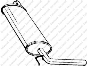 BOSAL 200-963 galinis duslintuvas 
 Išmetimo sistema -> Duslintuvas
77.00.623.477