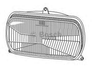 BOSCH 0 303 053 501 priekinis žibintas 
 Kėbulas -> Priekinis žibintas/dalys -> Priekinis žibintas/įterp.
