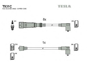 TESLA T931C uždegimo laido komplektas 
 Kibirkšties / kaitinamasis uždegimas -> Uždegimo laidai/jungtys
1161500118
