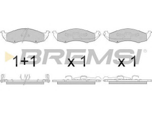 BREMSI BP2791 stabdžių trinkelių rinkinys, diskinis stabdys
E9SZ2001A, E9SZ2201A, F1SZ2001A