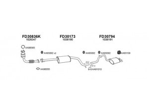 VENEPORTE 300246 išmetimo sistema 
 Išmetimo sistema -> Išmetimo sistema, visa