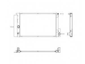 NRF 53763 radiatorius, variklio aušinimas 
 Aušinimo sistema -> Radiatorius/alyvos aušintuvas -> Radiatorius/dalys
164000D400, 164000D410, 164000D470