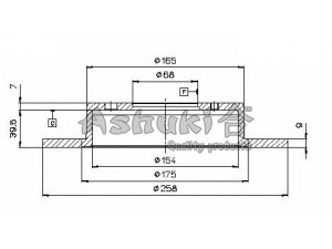 ASHUKI N014-15 stabdžių diskas 
 Dviratė transporto priemonės -> Stabdžių sistema -> Stabdžių diskai / priedai
0 986 478 997/BOSCH, 08.5737.20/BREMBO