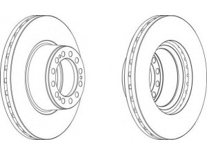 FERODO FCR201A stabdžių diskas 
 Dviratė transporto priemonės -> Stabdžių sistema -> Stabdžių diskai / priedai
A9424211312, 4079000500, 4079000501