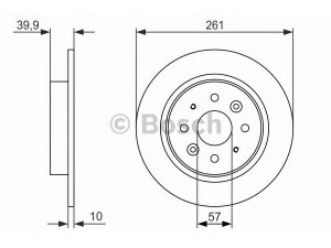 BOSCH 0 986 479 597 stabdžių diskas 
 Dviratė transporto priemonės -> Stabdžių sistema -> Stabdžių diskai / priedai
0K 2AA26 251A, 0K2 AA26 251B, 0K2AA 26251