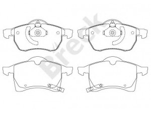 BRECK 23057 00 701 10 stabdžių trinkelių rinkinys, diskinis stabdys 
 Techninės priežiūros dalys -> Papildomas remontas
1605009, 1605035, 1605957, 90544001
